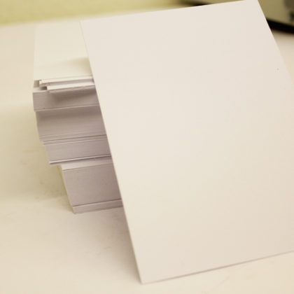 A6 WHITE – Plain Everyday Craft Card Stock